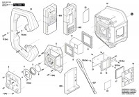 Bosch 3 601 K61 F00 Grl 600 Chv Laser Level / Eu Spare Parts